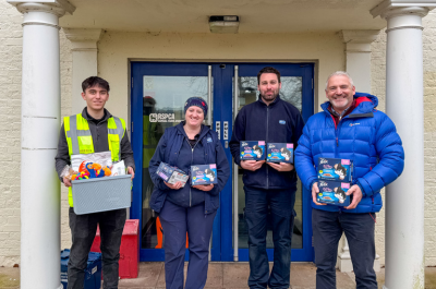Rescue animals receive tasty donation from Shropshire construction company